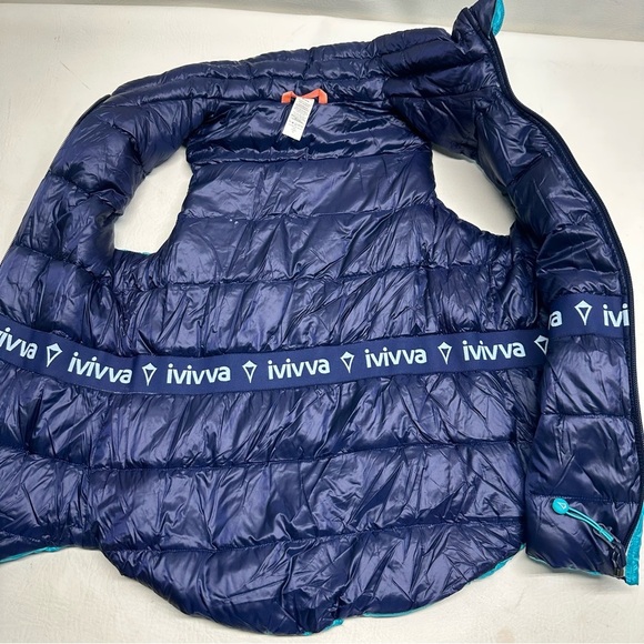 IVIVVA Turquoise Puffer Vest SIZE 10 - Picture 6 of 6